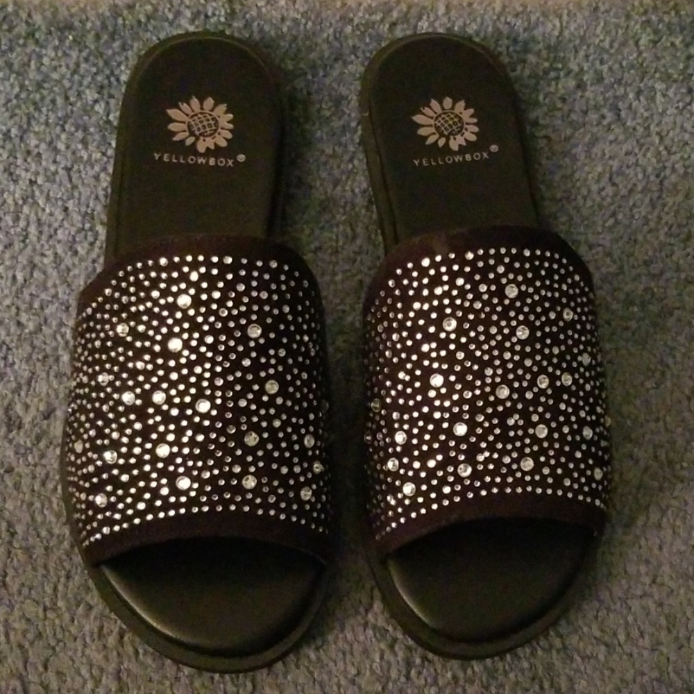 YELLOWBOX, slide, size:6.5, color: black